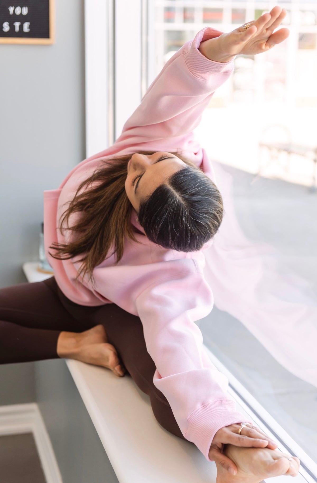 Light Baby Pink Oversized Hoodie