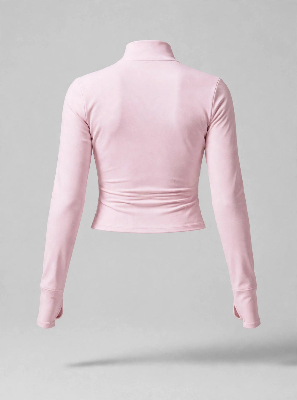 Sculpt - Light Baby Pink Cropped Longsleeve Zip-Up **PRE-ORDER AVAILABLE STARTING OCT 12**