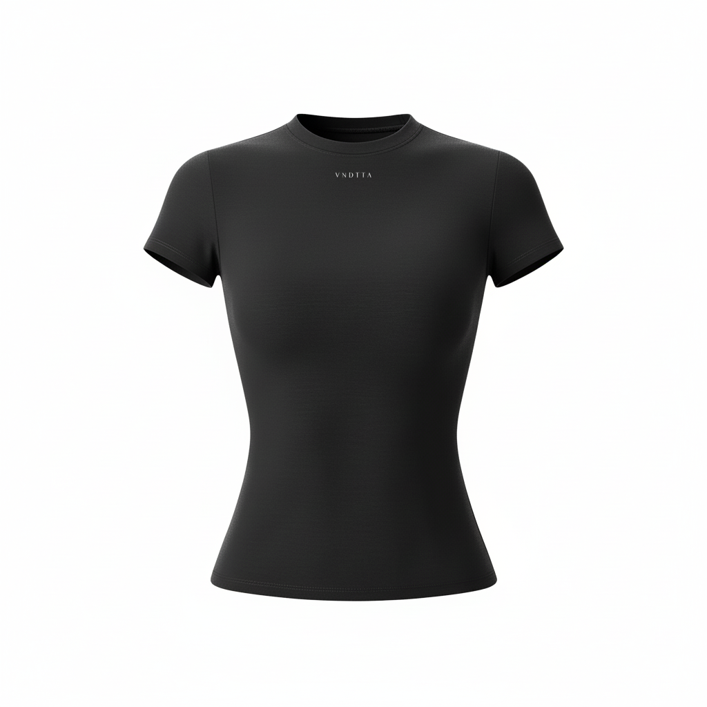 Black - Shaping tee