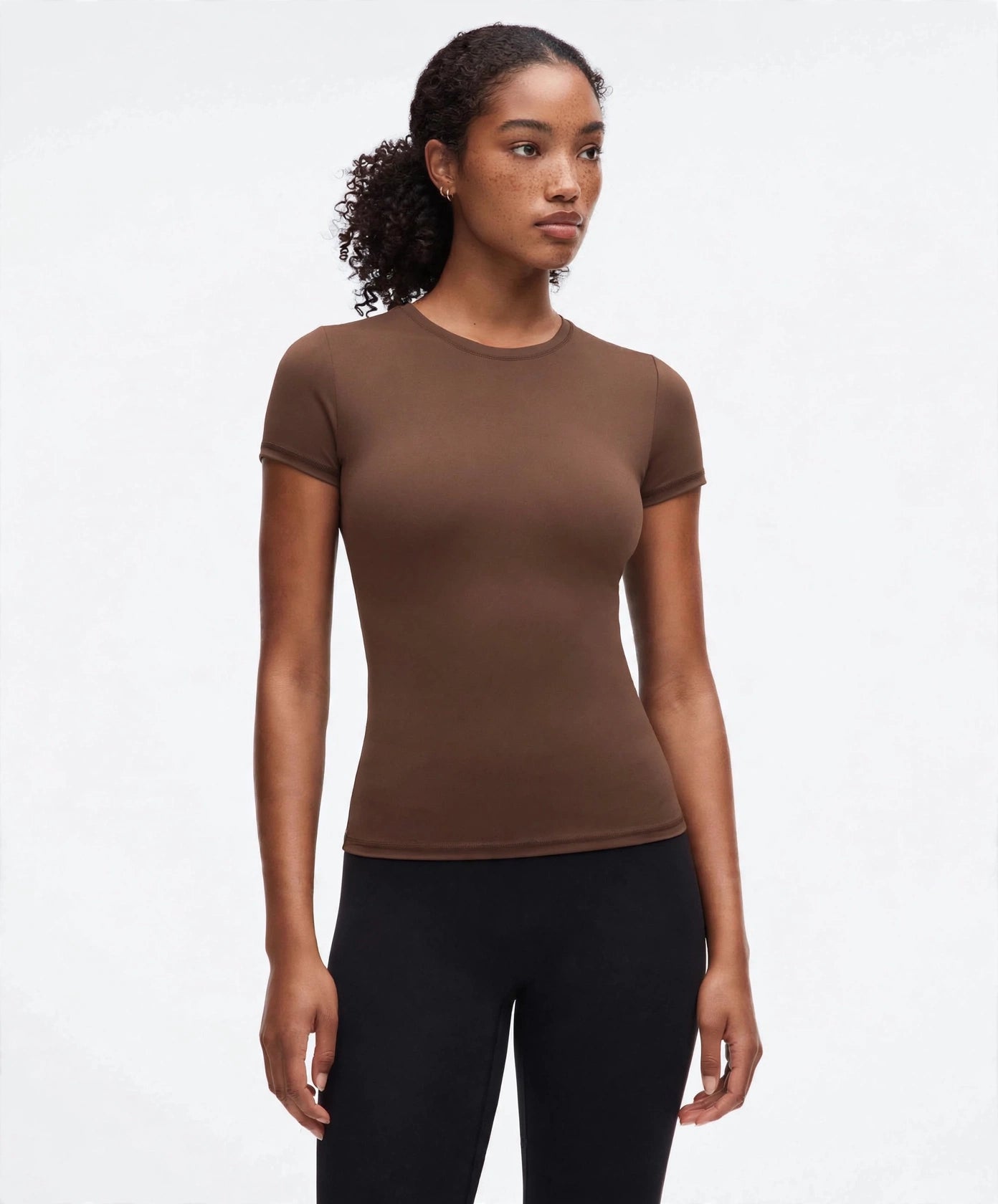 Cacao Second-Skin Tee (Shaping EFFECT)