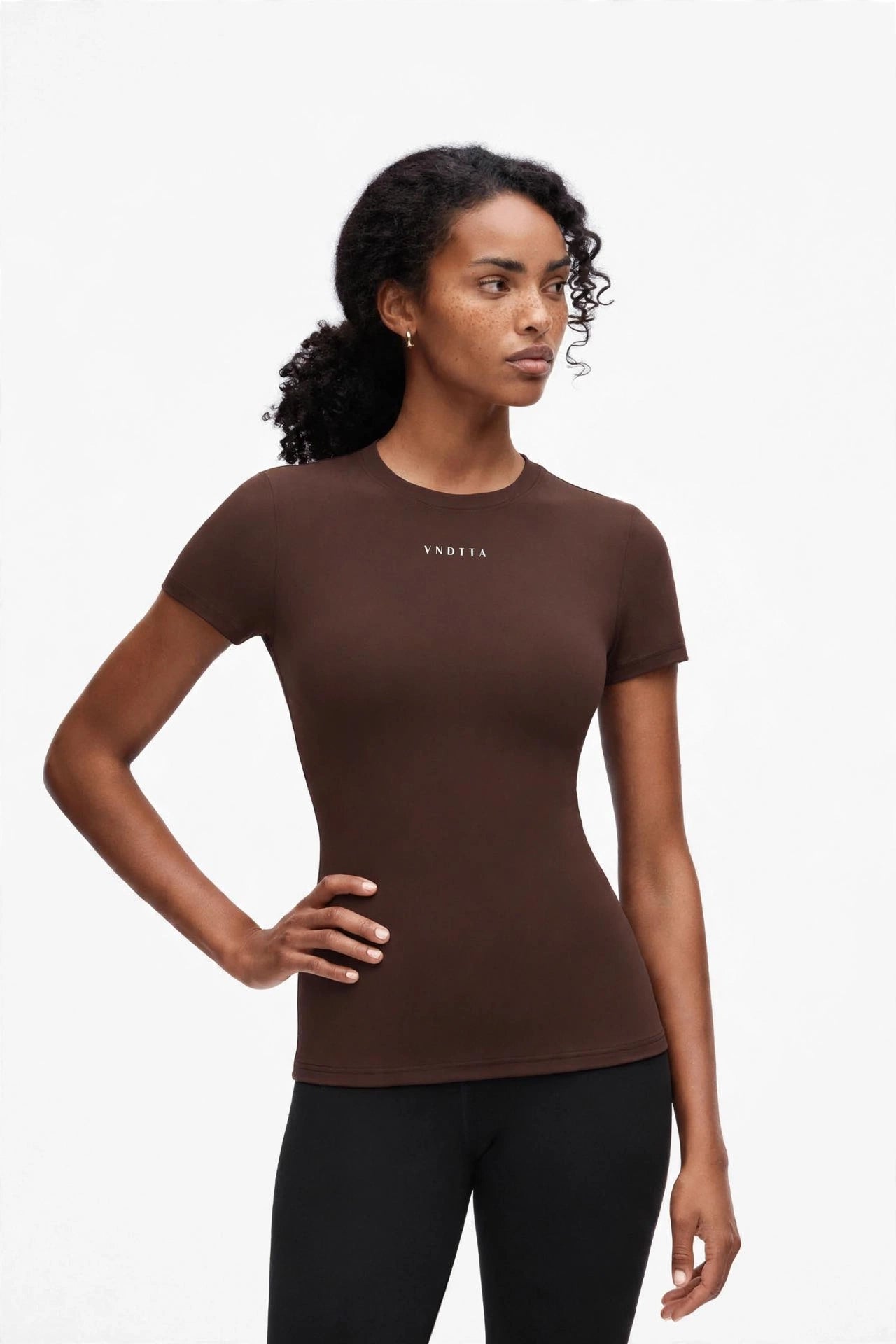 Chocolate Brown - Shaping Tee