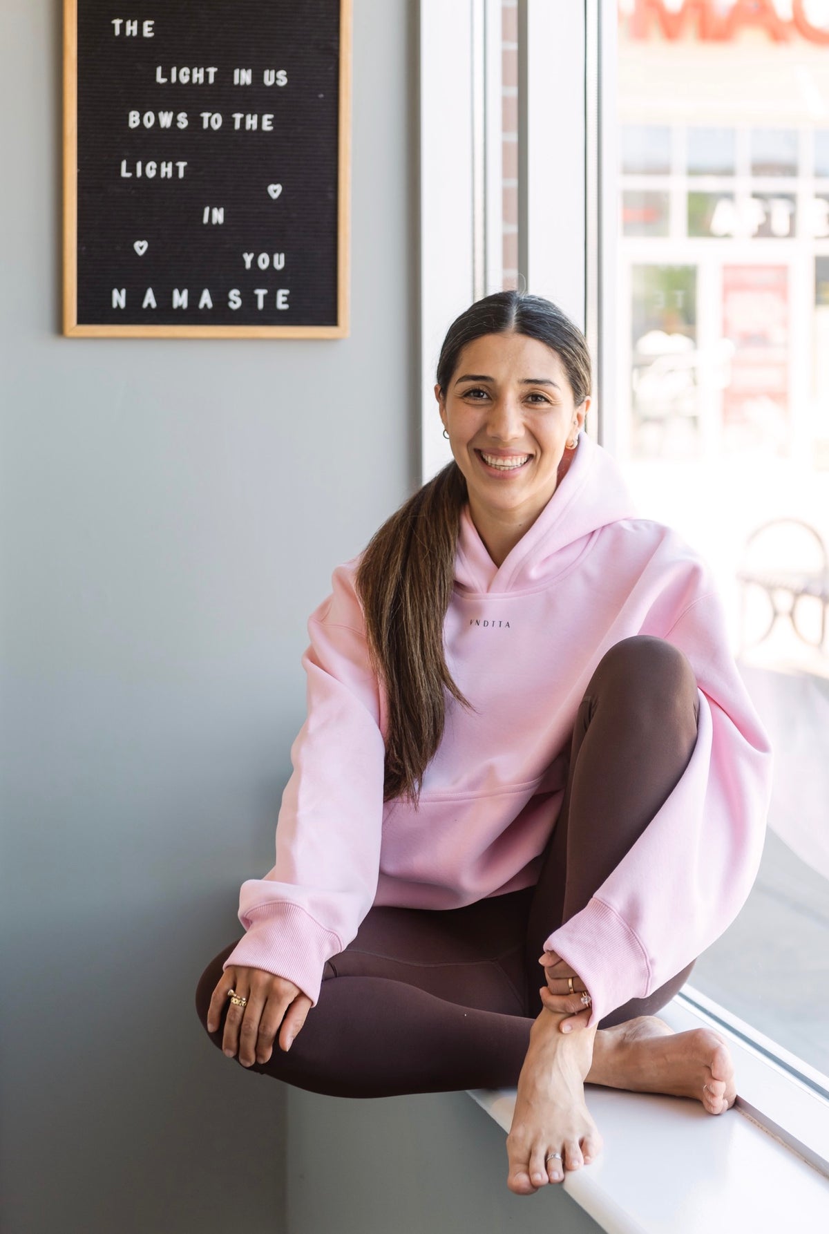 Light Baby Pink Oversized Hoodie