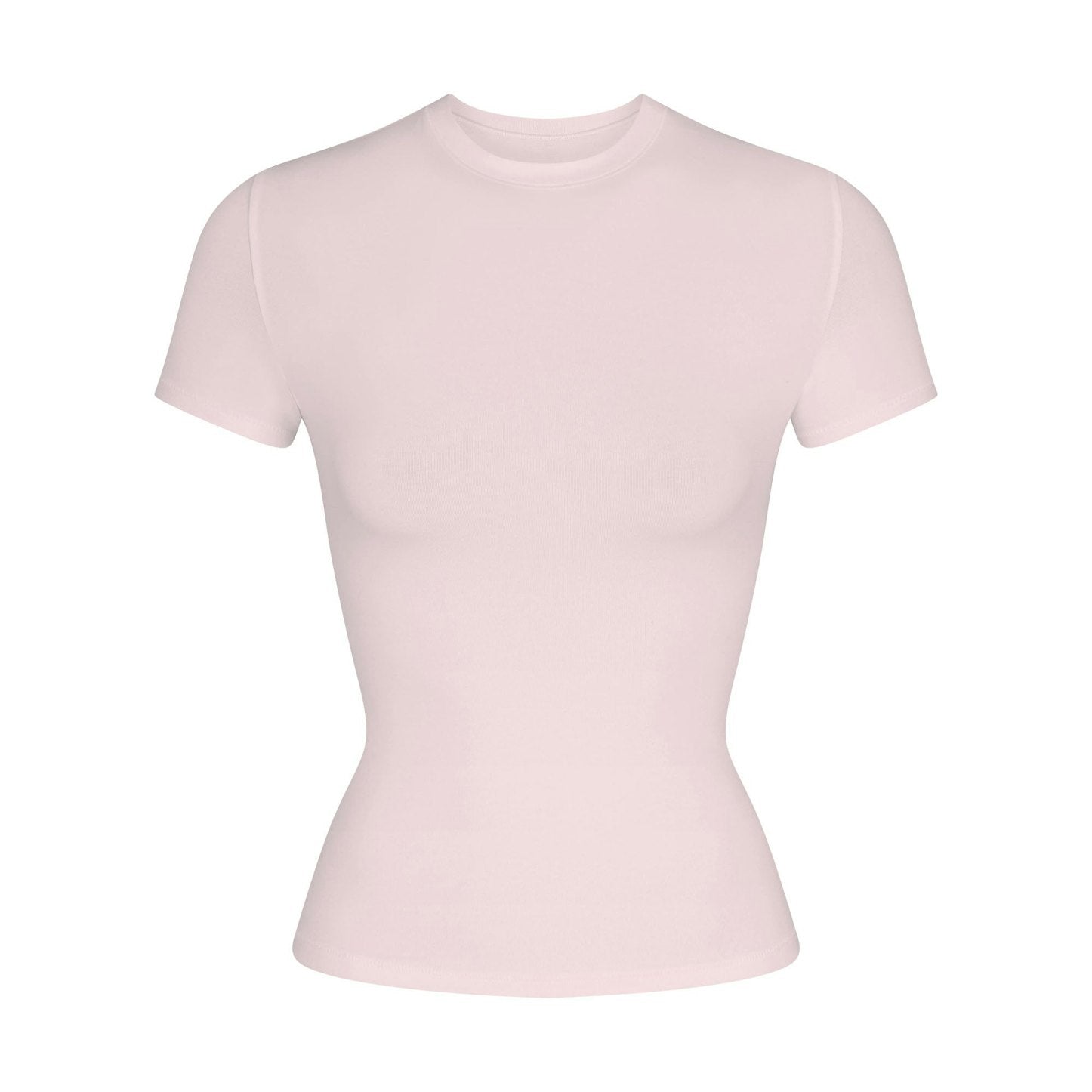 Light Pink V Cotton Tee