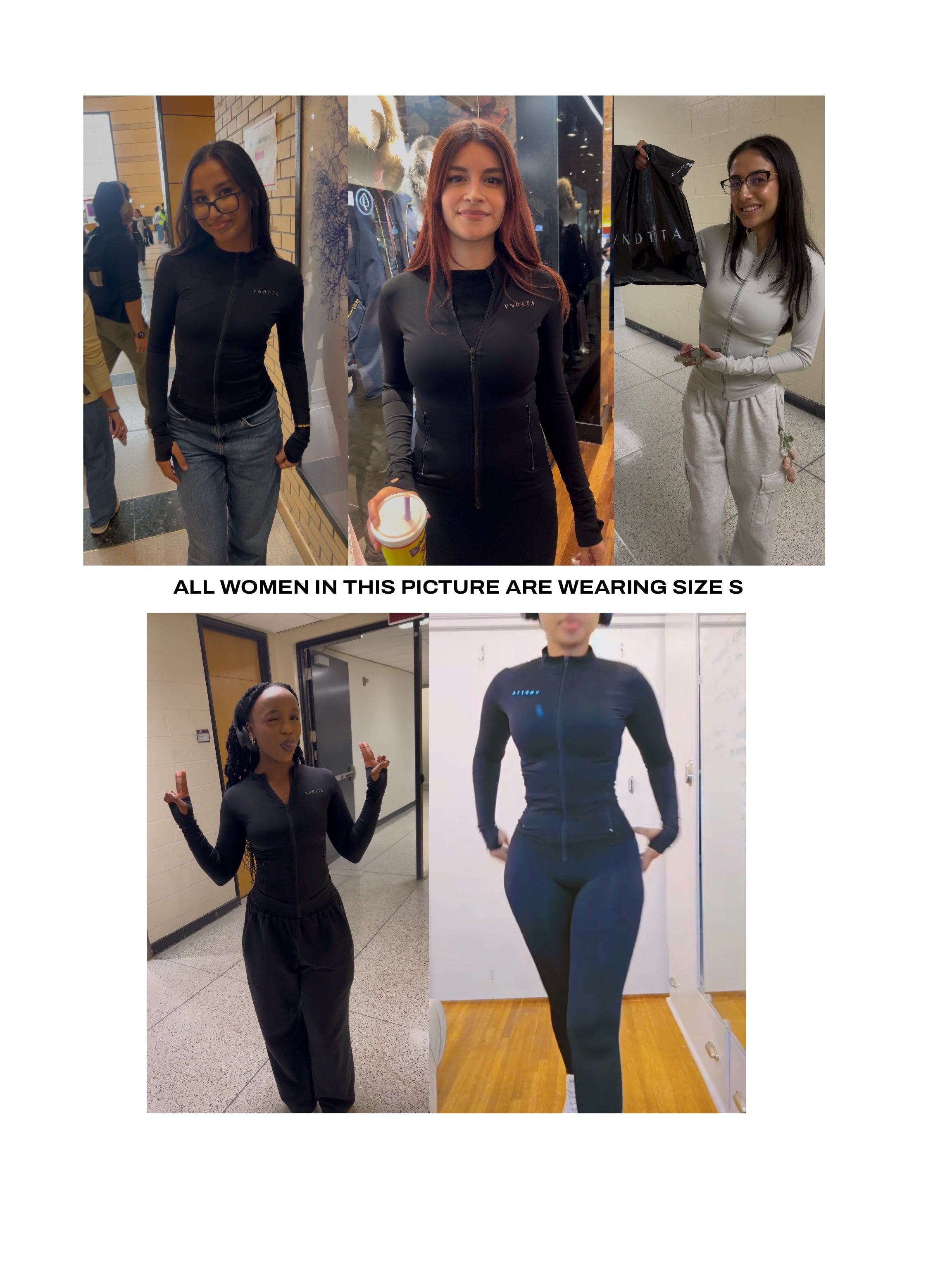 V JET BLACK LONG SLEEVE