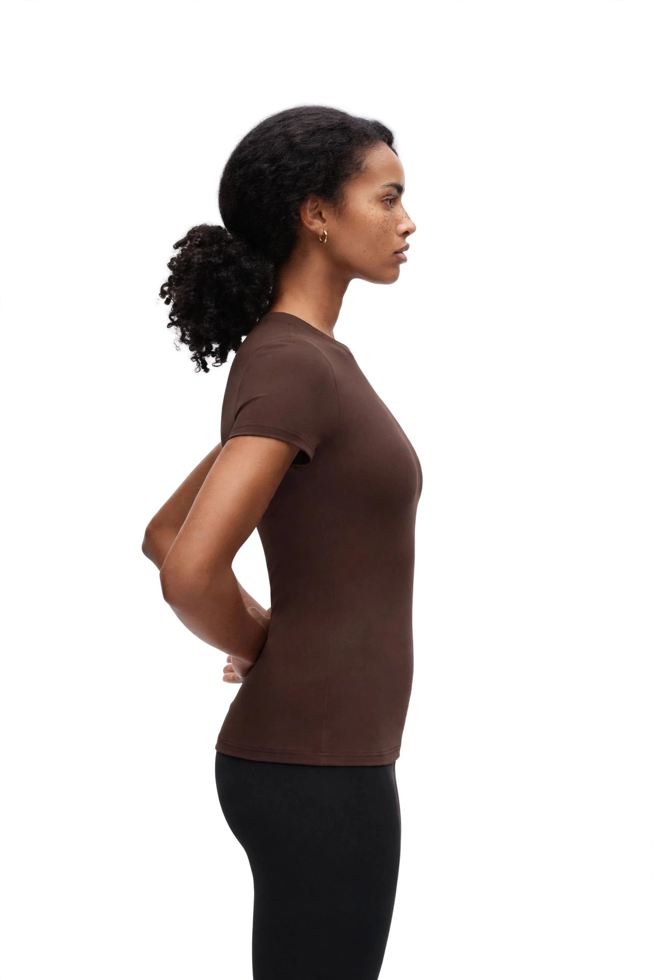 Chocolate Brown - Shaping Tee
