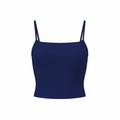 Navy Blue V Top - Adjustable straps (Receive by June 30)
