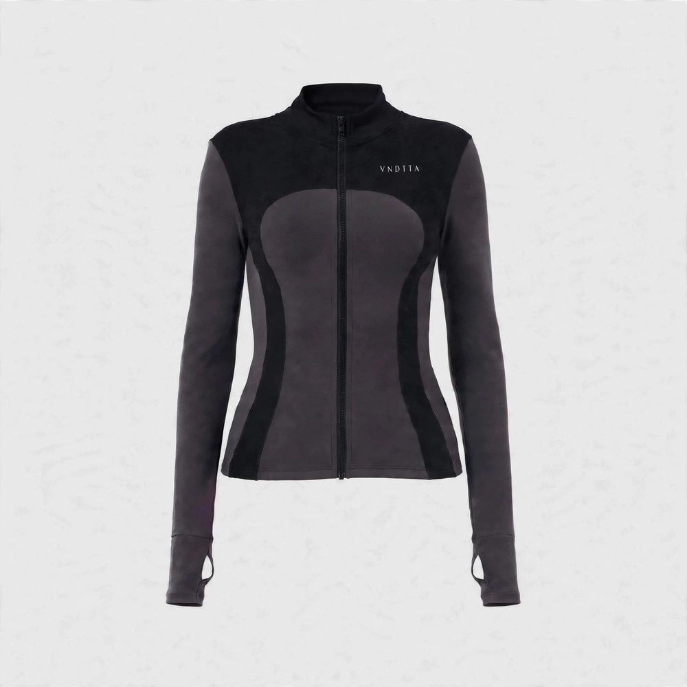 Sculpt - Black/Dark Grey Longsleeve ZipUp 1.0 **PRE-ORDER AVAILABLE STARTING OCT 12**