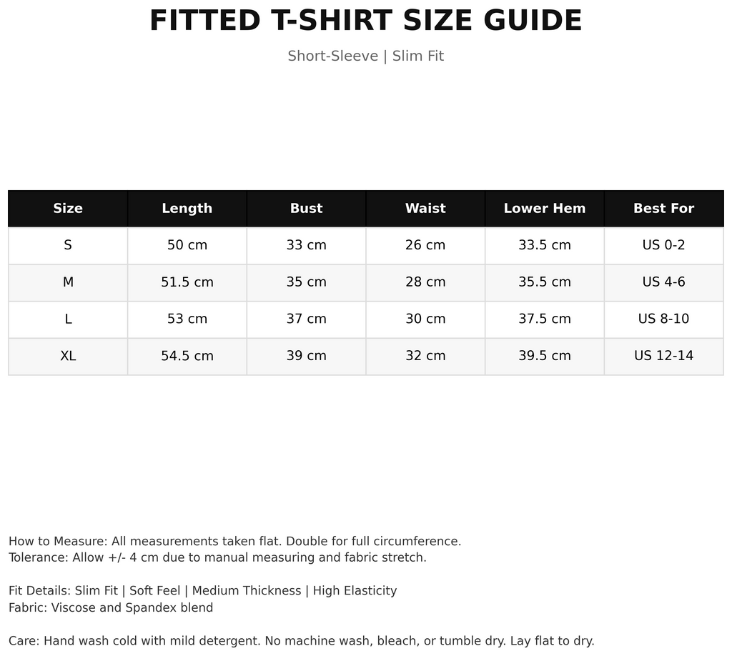 Onyx Balanced Tee (Shaping EFFECT)