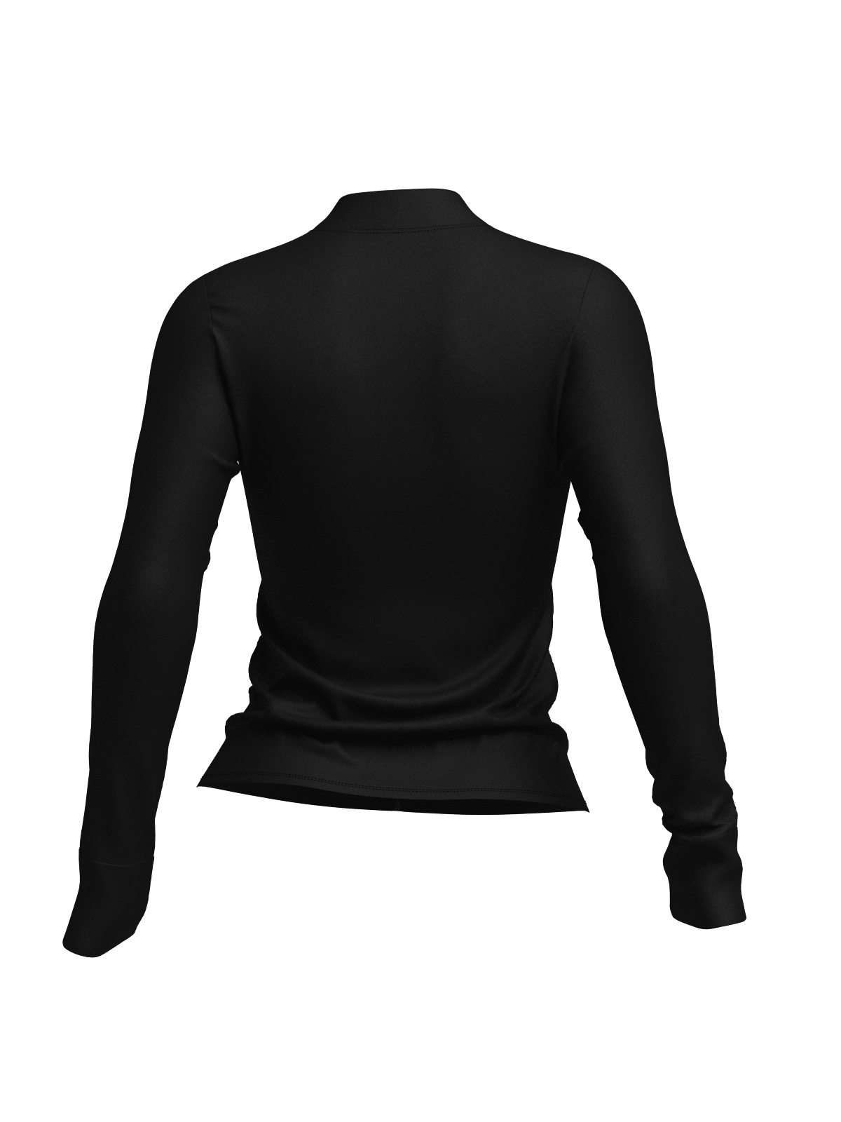 V JET BLACK LONG SLEEVE